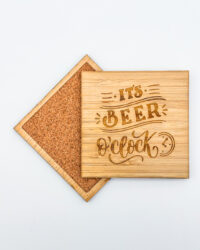 Its beer oclock coasters - sqaure front and back