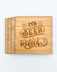 Its beer oclock coasters - sqaure 4