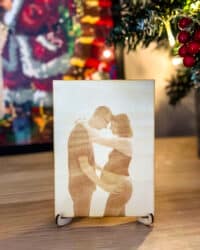 Engraved Photo No Background - on shelf.