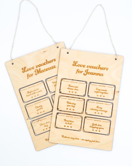 Personalised Coupon Plaque Front